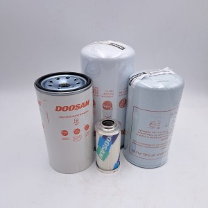 Zestaw filtrów na 500/1500 mth do DL300-5 s/n:20069 - SILNIK DEVELON / DL350-5 S/N: 200001 - SILNIK DEVELON